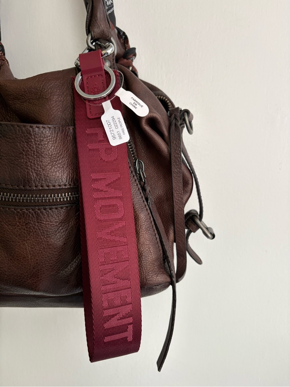 FP Movement There It Is Keychain🔥 Burgundy- New with tags🔥